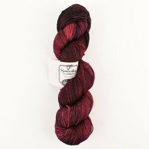 Dream In Color Smooshy Sock Yarn With Cashmere Merino Hand Dyed Evening Flame